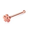 Flower Bloom Silver Bone Nose Stud NSKD-763